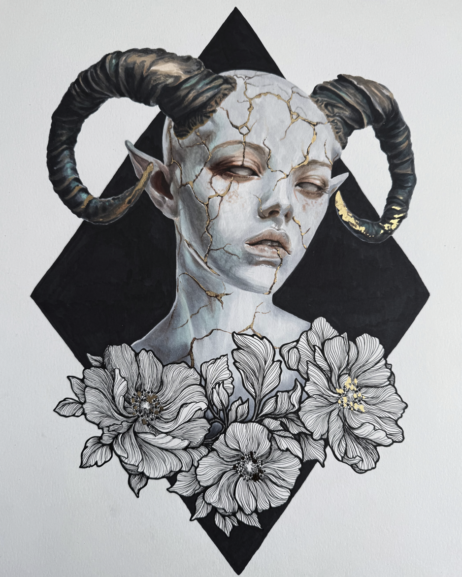 ARIES - Framed Original Artwork