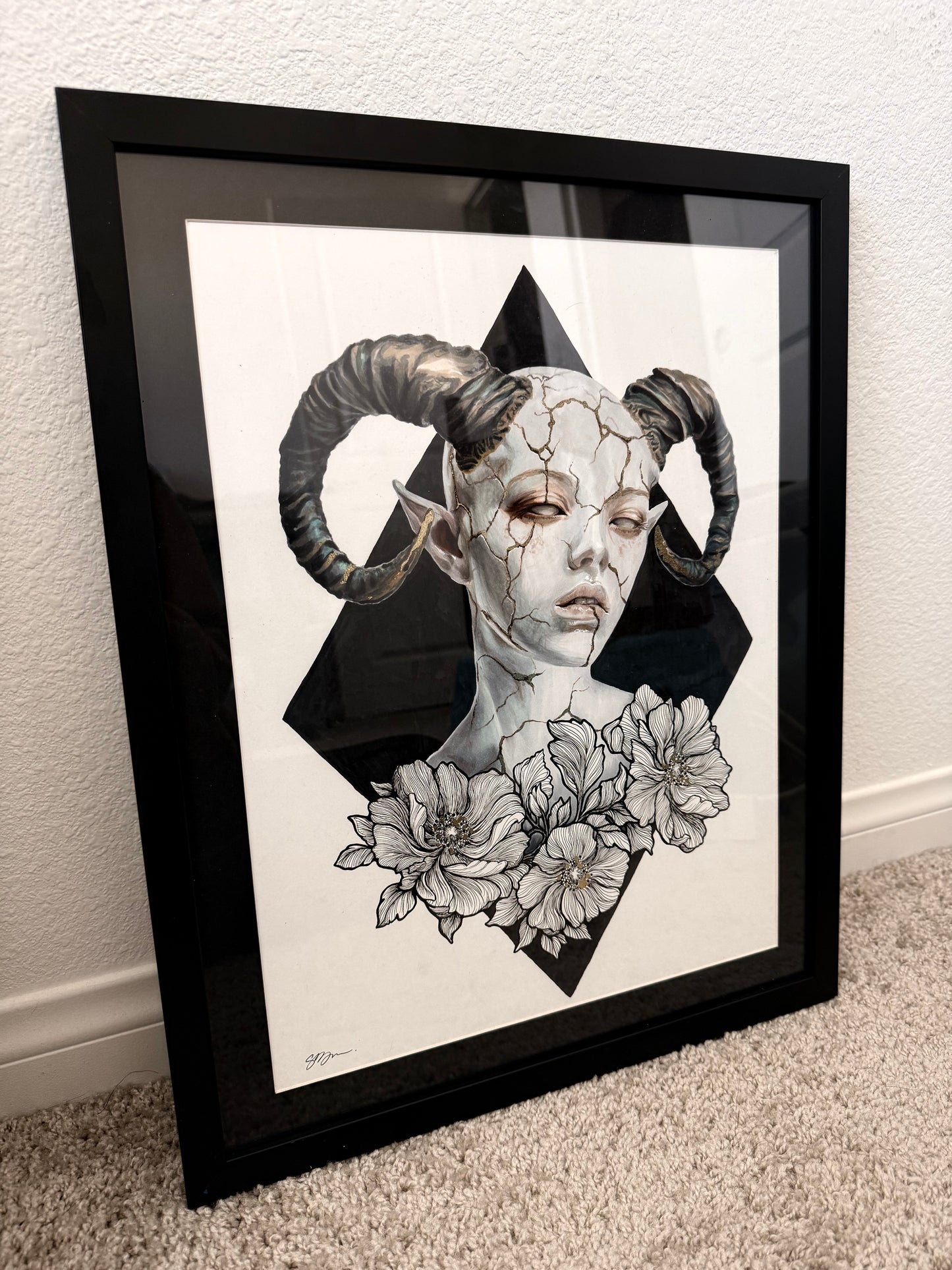 ARIES - Framed Original Artwork