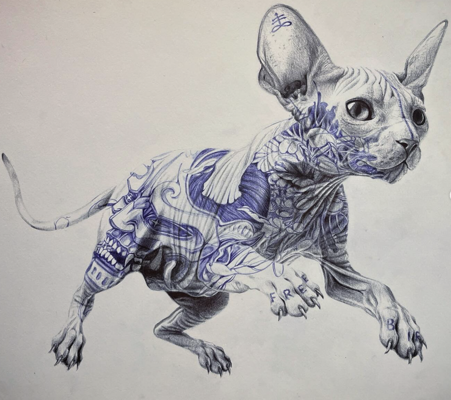 Sullen Tee - Tattoo Cat