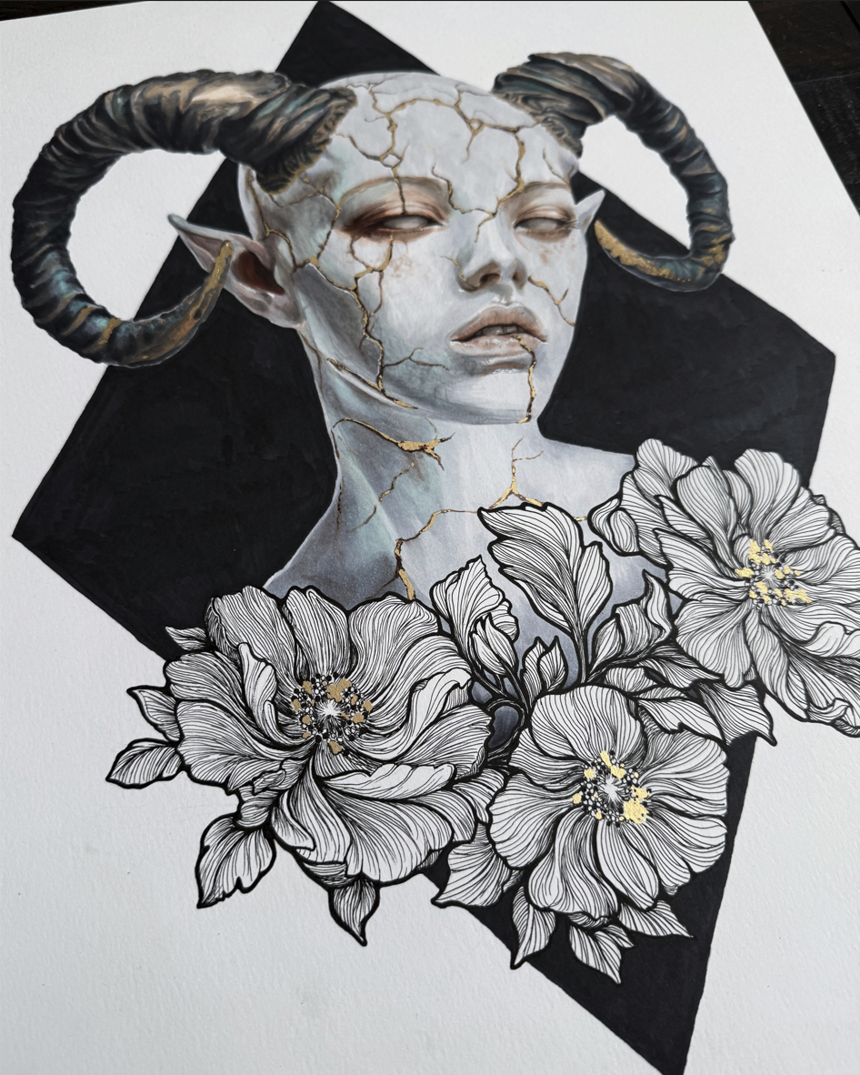 ARIES - Framed Original Artwork