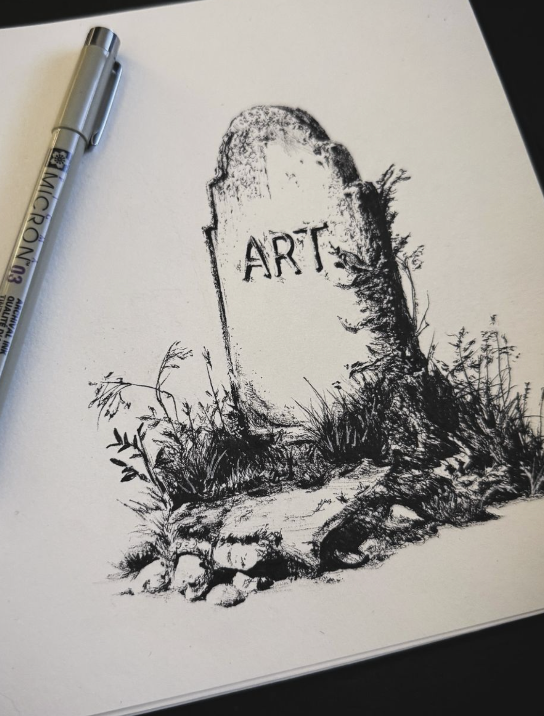 Inktober 2024 Series - 'Landmark'