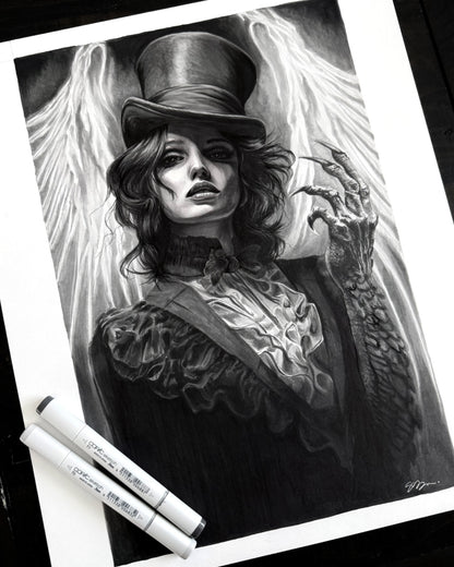 London Horror Comic Original Cover Artwork - LHC #13