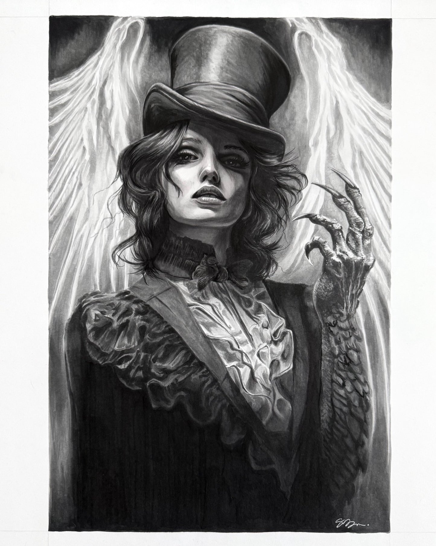 London Horror Comic Original Cover Artwork - LHC #13