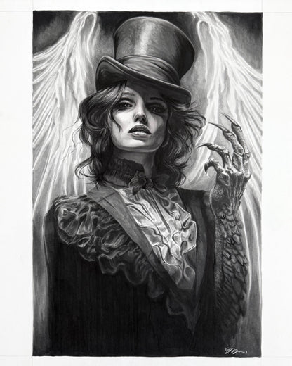 London Horror Comic Original Cover Artwork - LHC #13