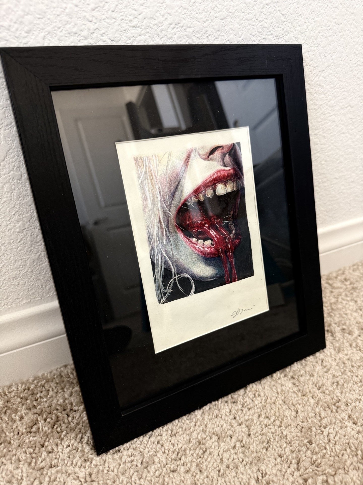 Original Ballpoint Artwork - SALIVA