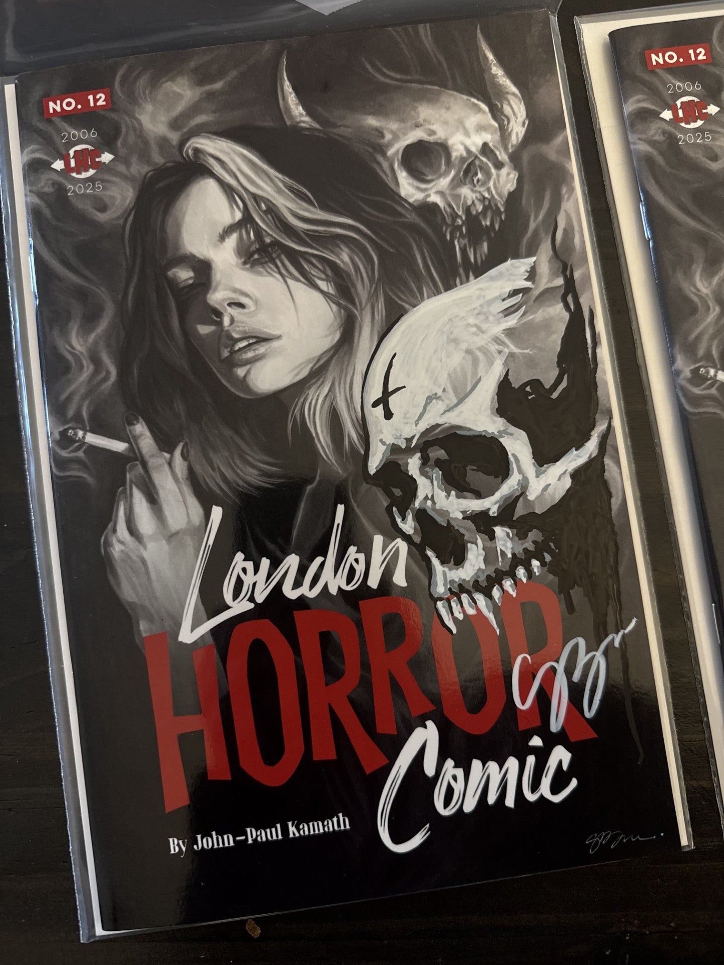 London Horror Comic 12 - Cover C - Signed and Remarked