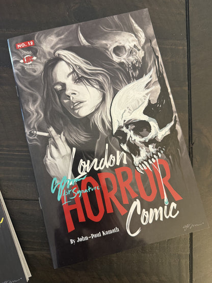 London Horror Comic 12 - Cover C - Signed and Remarked