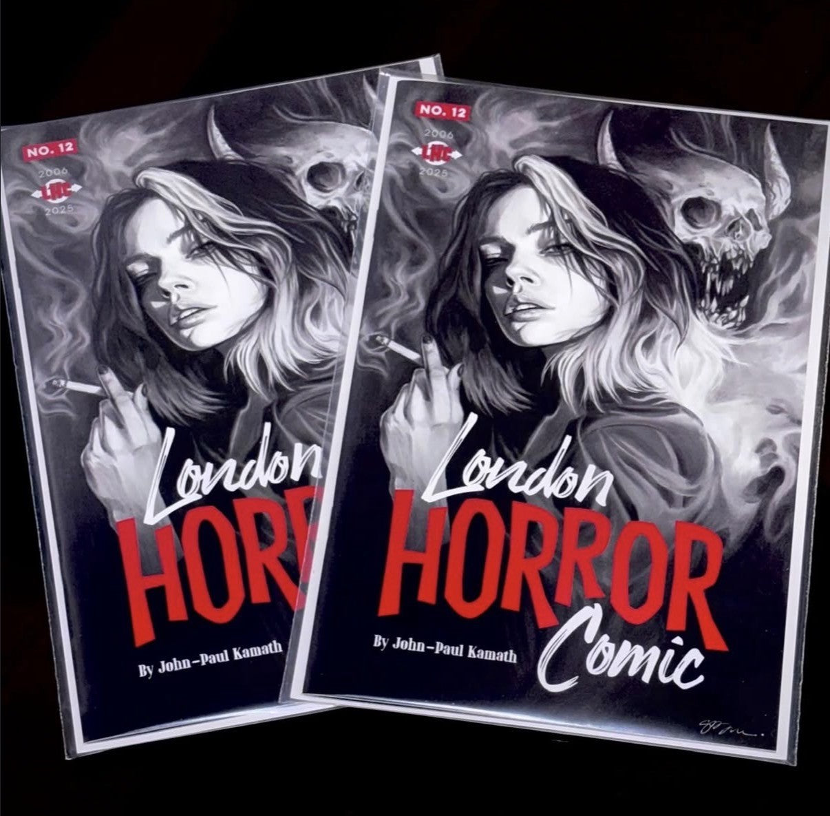 London Horror Comic 12 - Cover C - Signed and Remarked